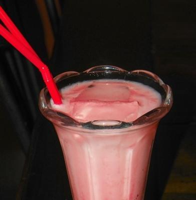 kokos-frambozen (of aardbei) Italiaanse frisdrank (diabetische)