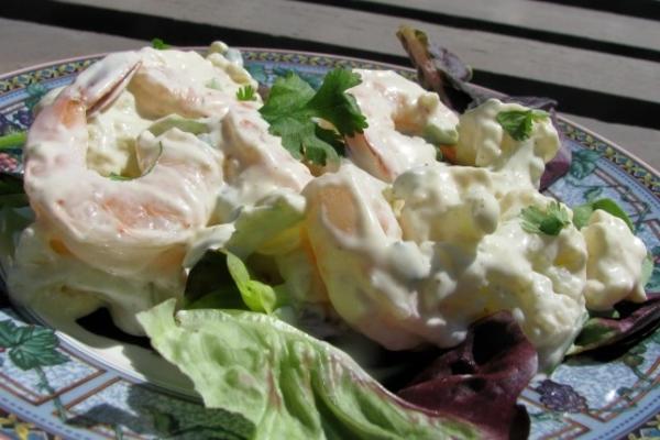 curried seafood salad