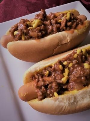 alabama coney-style hotdogs