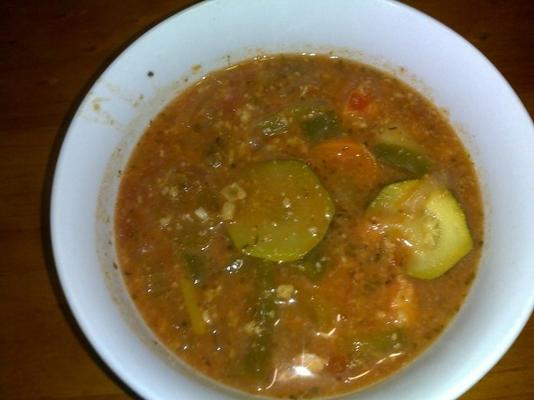 kippen groente met pindakaas soep voor crockpot