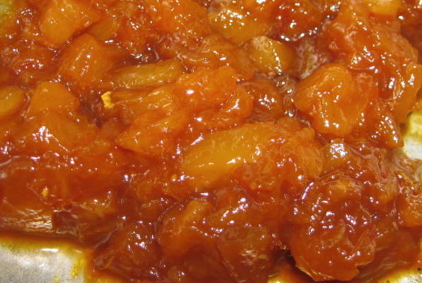 peper papaya ananas chutney