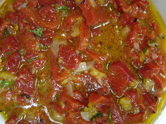 mechwiya (gebrande pepersalade)