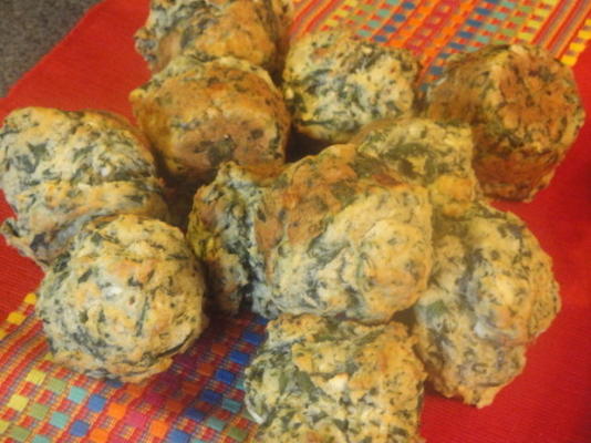 spanakopita (spinazie taart) muffins