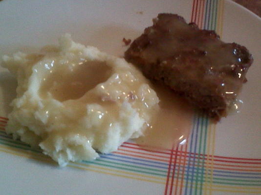 gehaktbrood in het vierkant