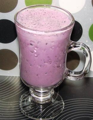 de hele canadese blueberry-smoothie