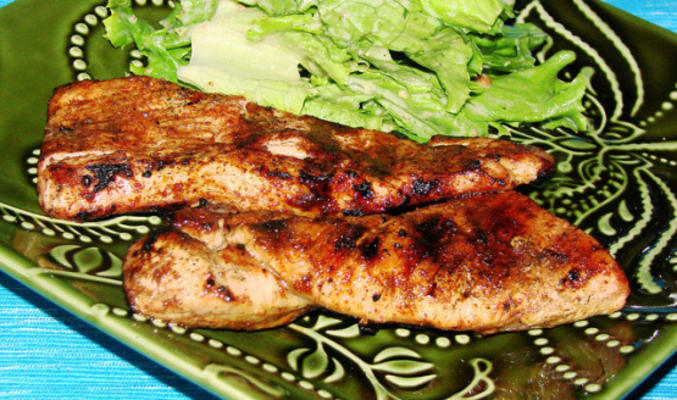chipotle Crusted pork tenderloins (can sub chops)
