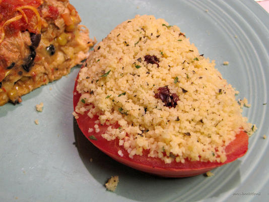 kruidencouscous gevulde tomaten