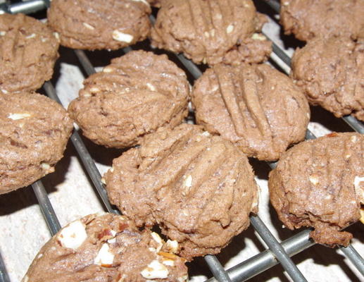 chocolade en amandelkoekjes