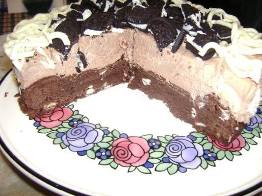 tante oma's dubbele chocolade cheesecake
