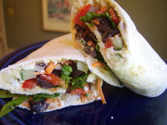 gezonde en smakelijke wraps