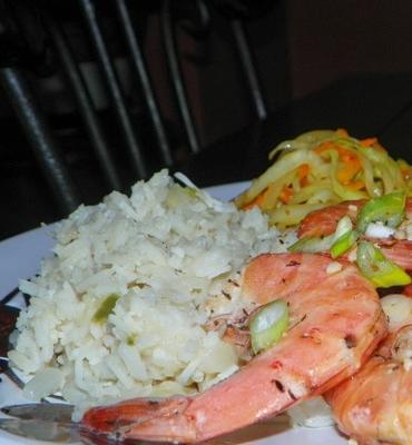 pittige kokosrijstpilaf