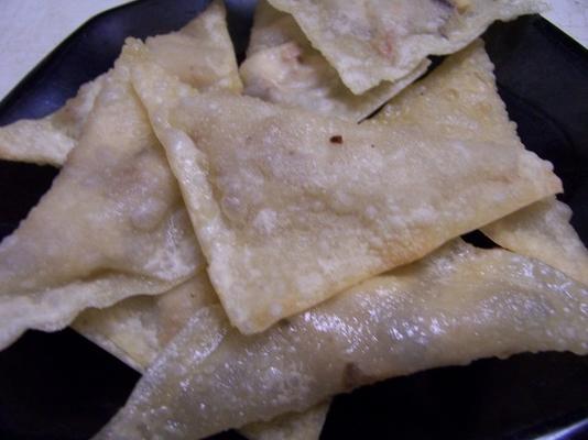 pittige kip wontons