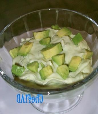 avocado- mascarpone dream cream dessert