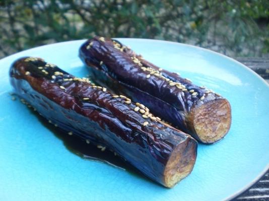 aubergine met sesamsaus