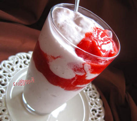 godiva aardbei witte chocolade mint frappandeacute;