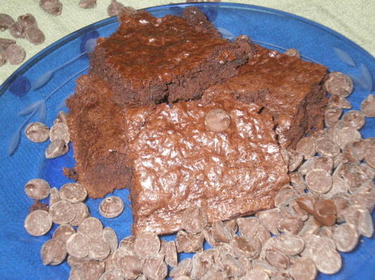 lichte dubbele chocolade brownies