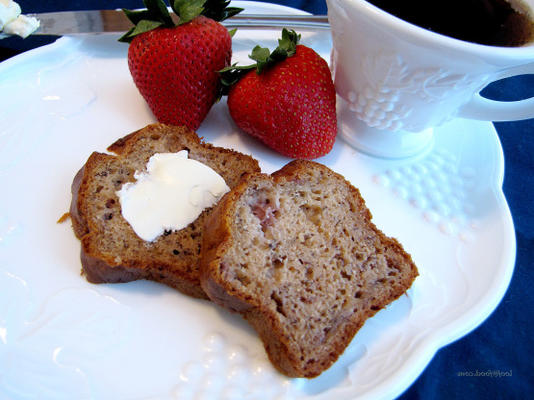 aardbei bananenbrood met laag vetgehalte