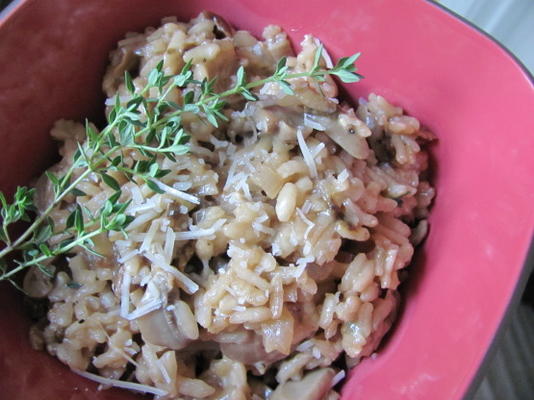 risotto met eekhoorntjesbrood en mascarpone