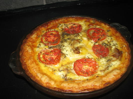 tomaten tijm quiche