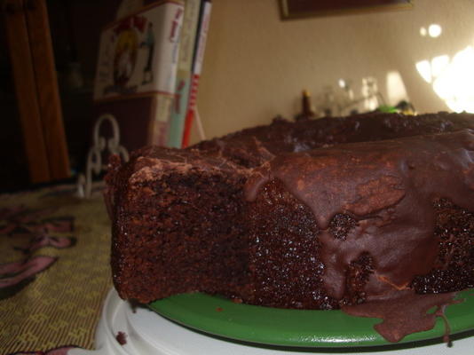 satan cake (chocolade en koffie)