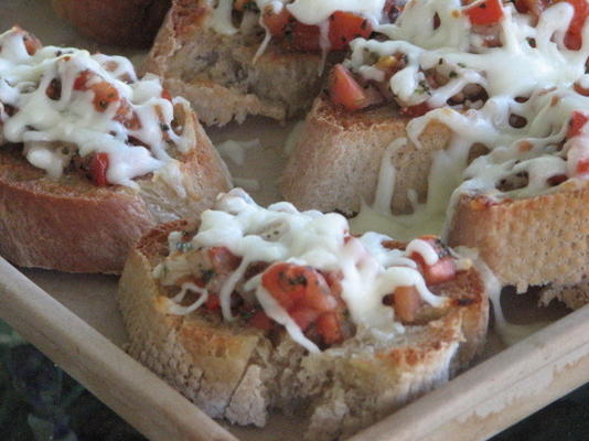 koriander tomaat bruschetta