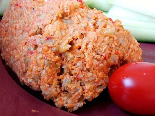 dikke capsicum en cashew dip
