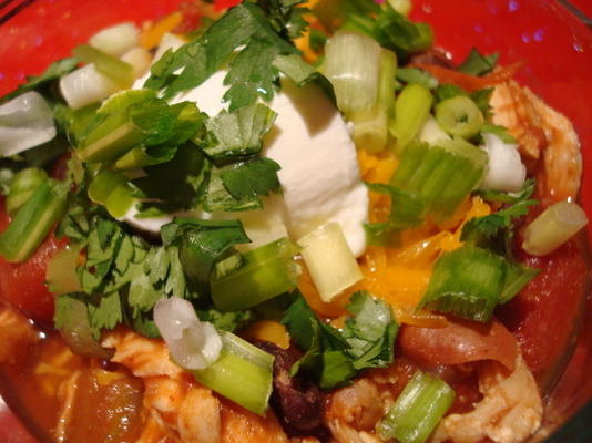 chipotle chicken chili - pittig