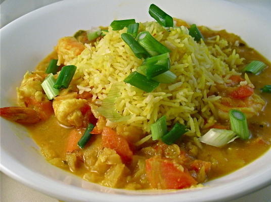 Zuid-Indiase garnalen curry
