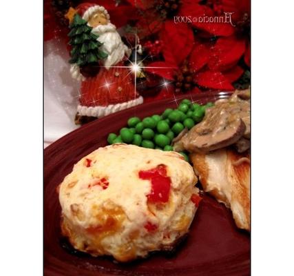 de cheesy pepper scones van de makelaar