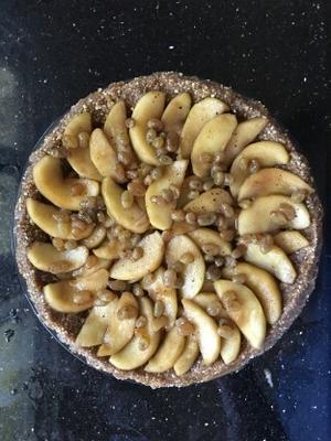 appelnoothartje met datum / notenkorst