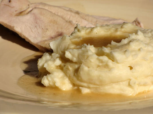 langzaam geroosterde kalkoenfilet met jus