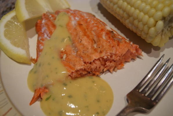 gegrilde zalm met basilicum aioli