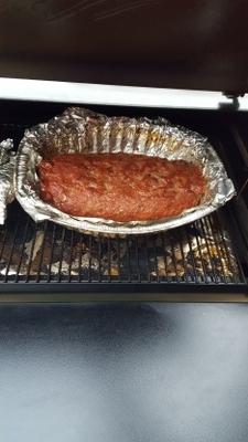 gerookt barbecue gehaktbrood