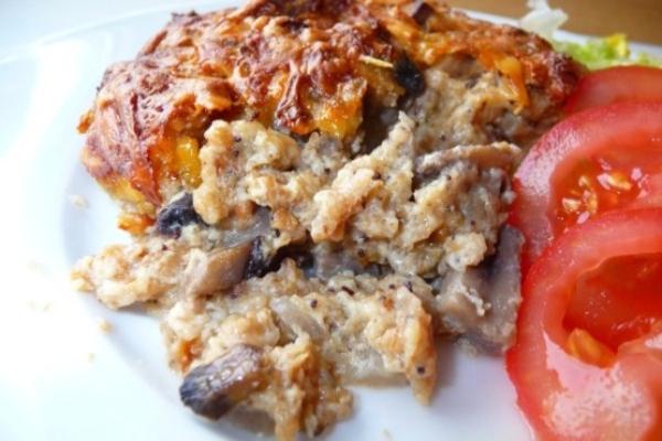 paddestoel broodpudding