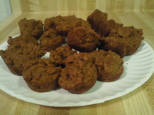 muffins met pompoenpitten op basis van eiwitten