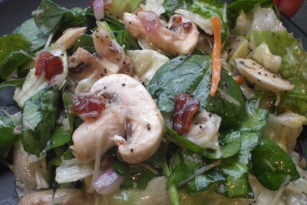 tante Kellie's spinazie maanzaad salade