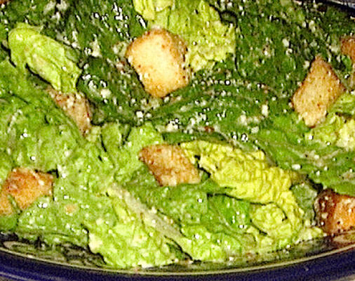 Caesar salade van het hotel Caesar