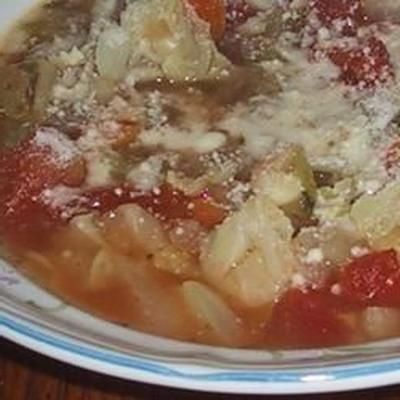 Italiaanse riboletta soep