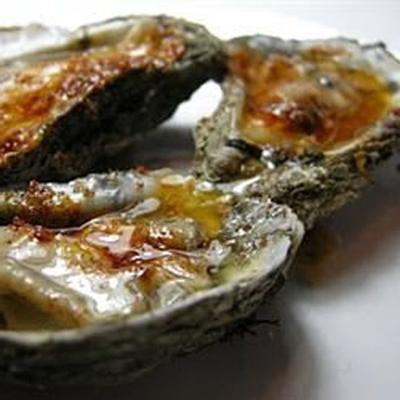 gegrilde oesters met venkelboter