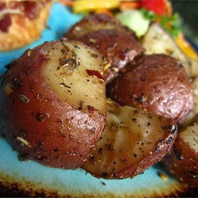 oven geroosterde rode aardappelen