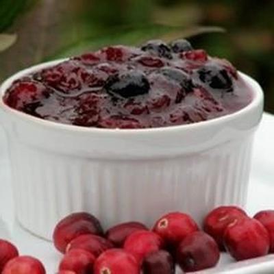 blauwe cranberrysaus