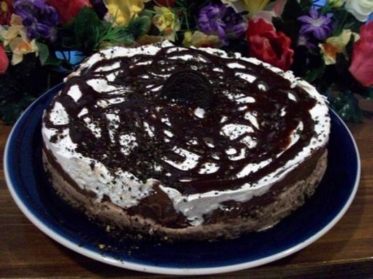 chocolade pindakaas ijs taart