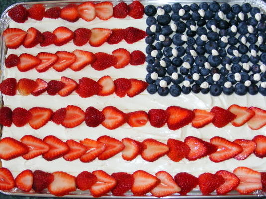 4 juli vlag taart