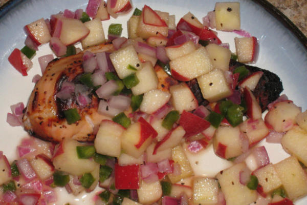 appelsalsa met kip