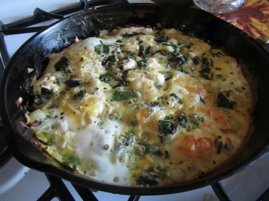 Zwitserse snijbietfrittata