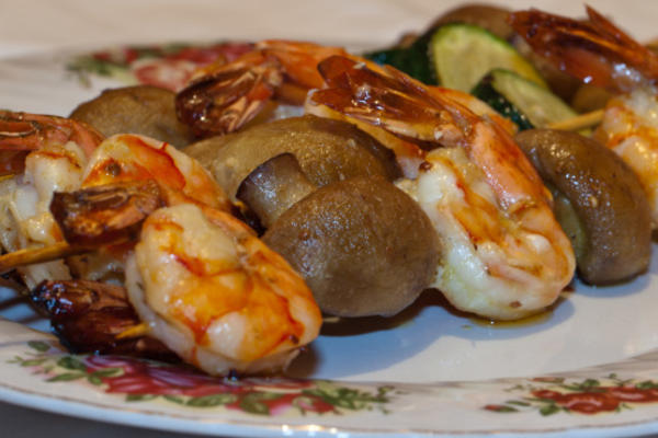 garnalen kebab
