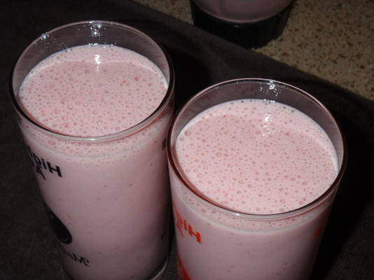 aardbei ijsthee smoothie