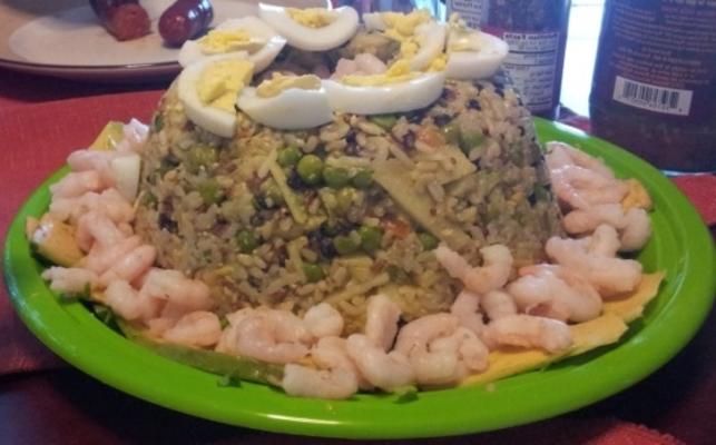 salada de arroz (rijstsalade) - Portugees Brazilië