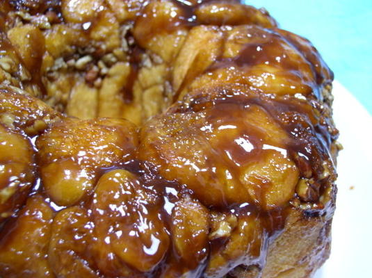 caramel-pecan pull-uit elkaar