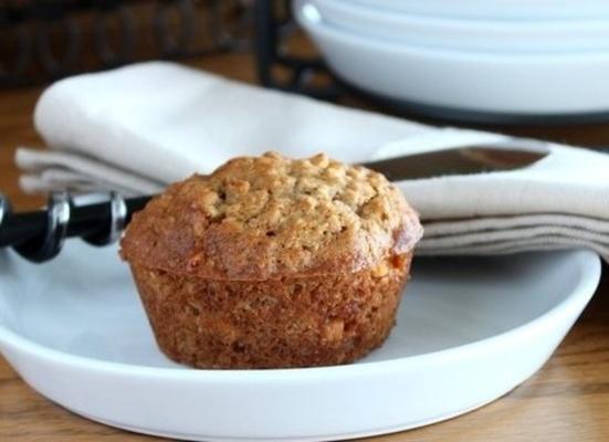 volkoren banaan, butterscotch muffins